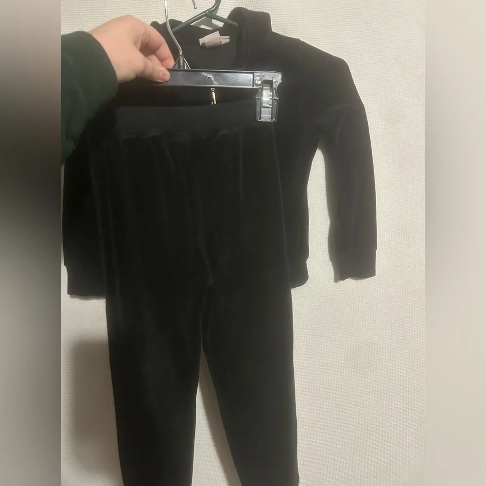 Girls juicy couture two piece velour set
